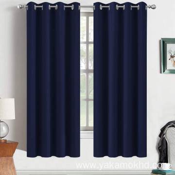 Navy Blue Curtains with grommet
